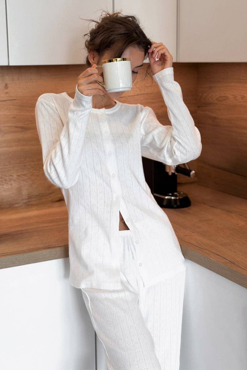 CWSPJ0291_LONG SLEEVE AND LONG PANTS TWO PIECE HOME SUIT