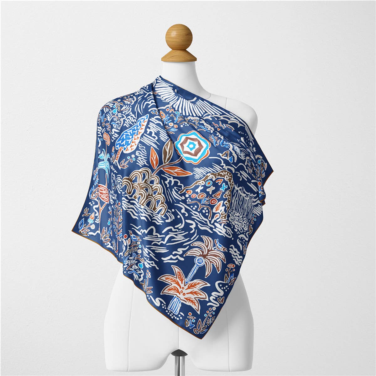 Sweet Satin 53cm Square Scarf for Women
