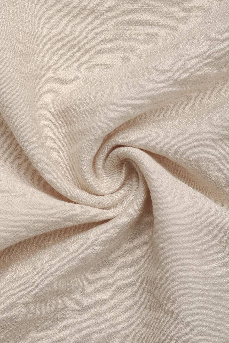 CWBLP1940_SUMMER TEXTURED HIGH-WAIST POCKET ELASTIC PANTS