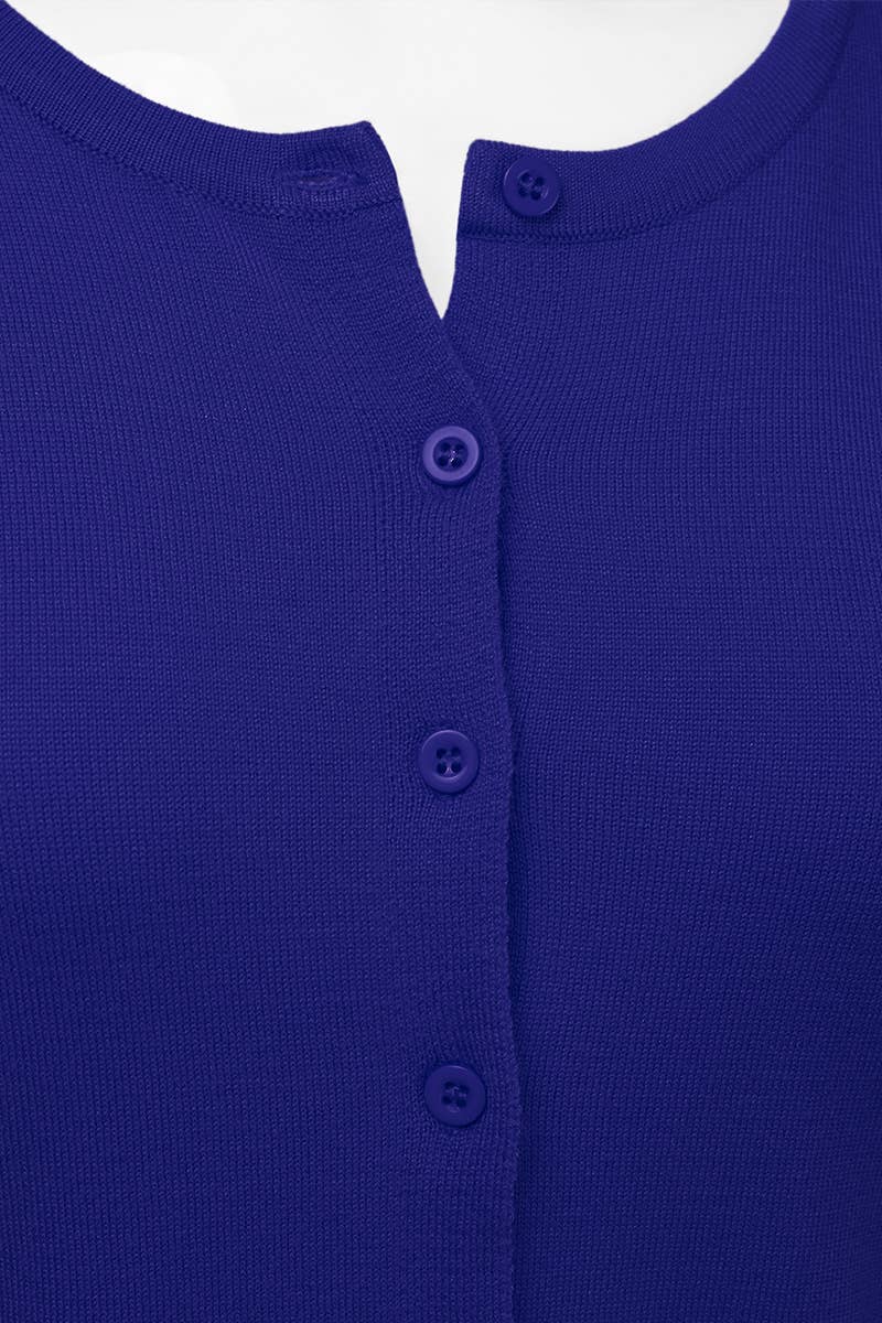 AWOCAL310_Button Down Soft Knit Long Sleeve Cardigan Sweater