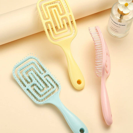 SQUARE HANDLE QUICK-DRYING MASSAGE COMB_CWAHA1878