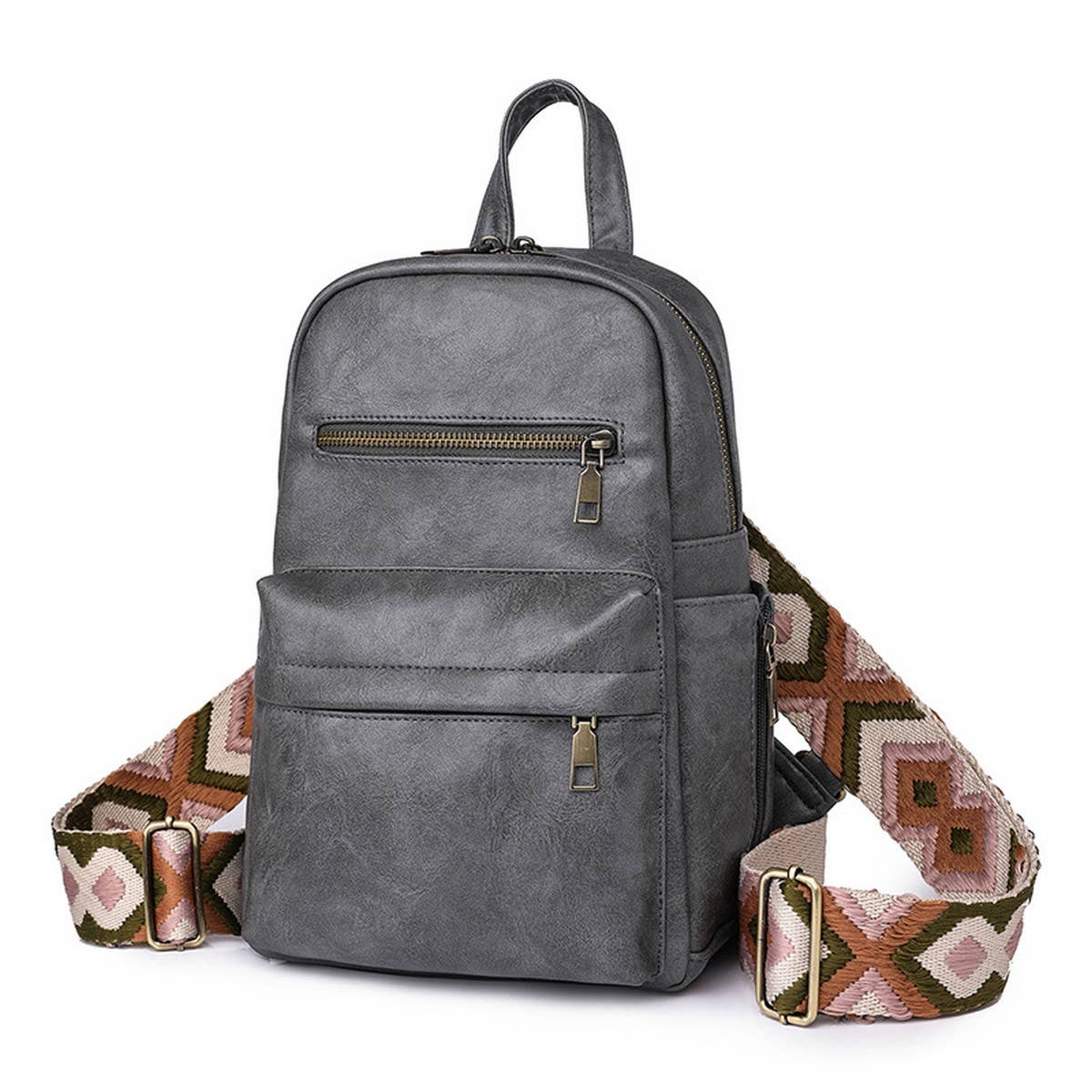 LEISURE TRAVEL DUAL-PURPOSE CHEST BAG BACKPACK_CWAB2881