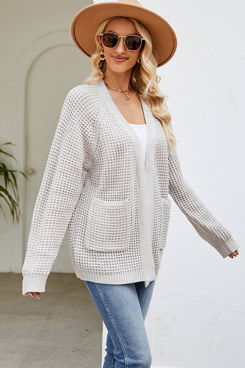 CWOSWL6801_AUTUMN AND WINTER RETRO DESIGN KNITTED SWEATER CO