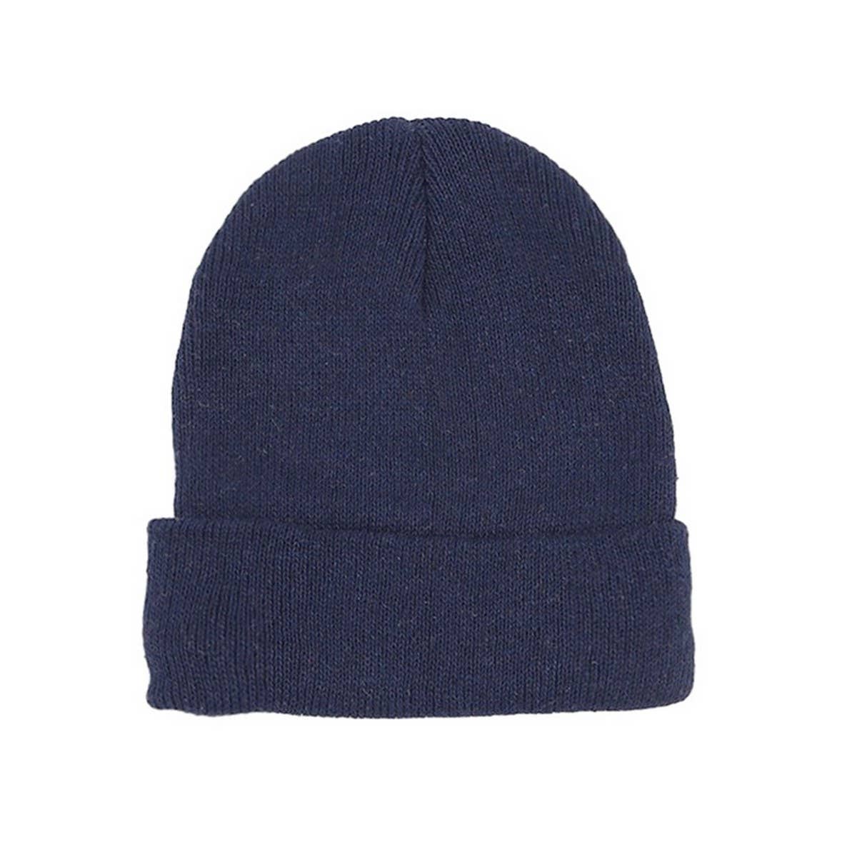 CWAH04344_WINTER KNIT BEANIE HAT FOR MEN WARM