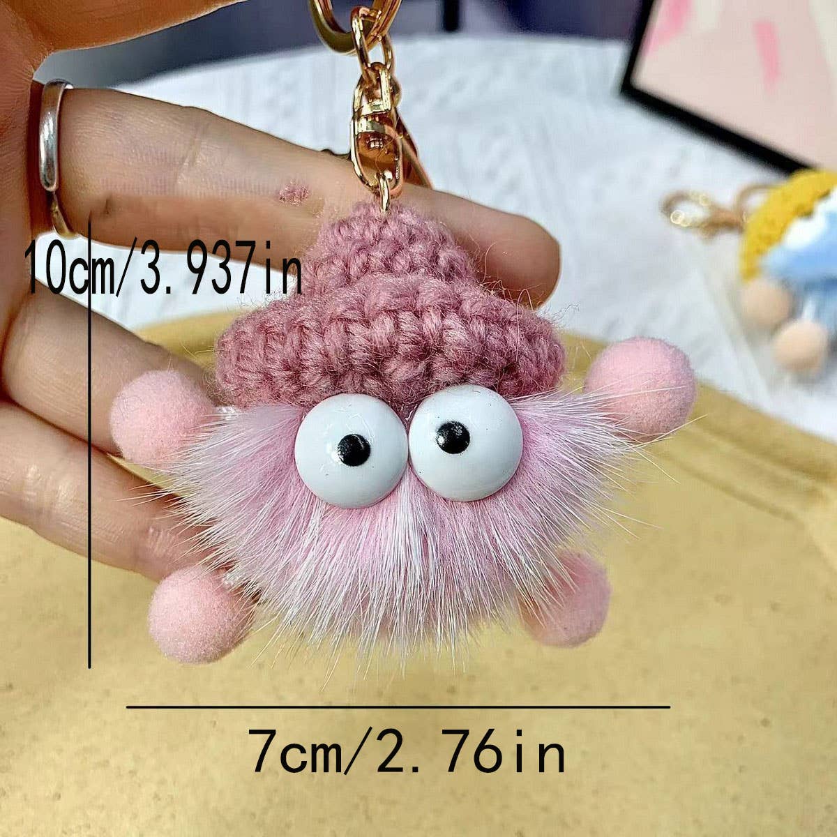CWMM10414_SOOT SPRITE KEYCHAIN CUTE BAG CHARM