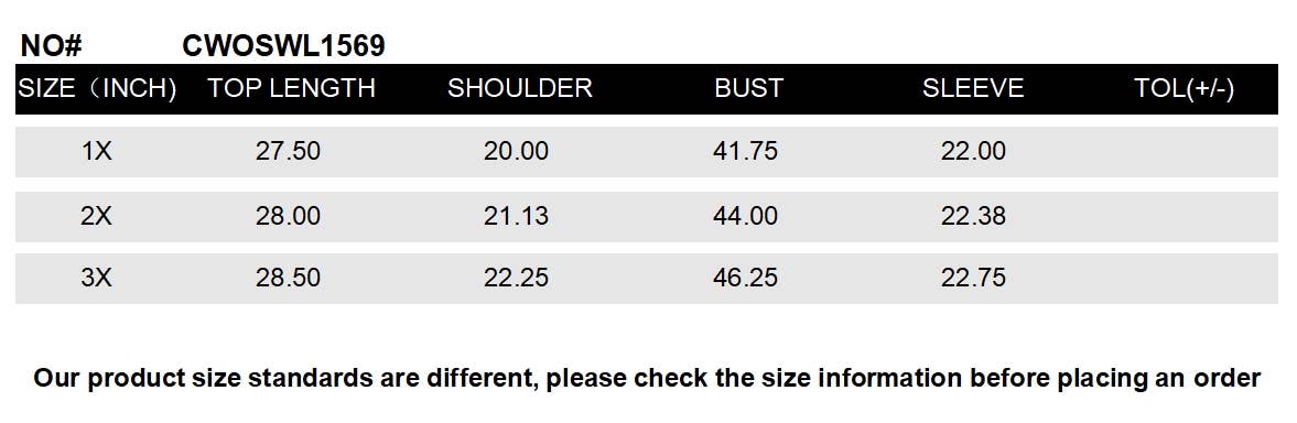 CWOSWL1569_PLUS Size V-Neck Long Sleeve Pullover Sweater