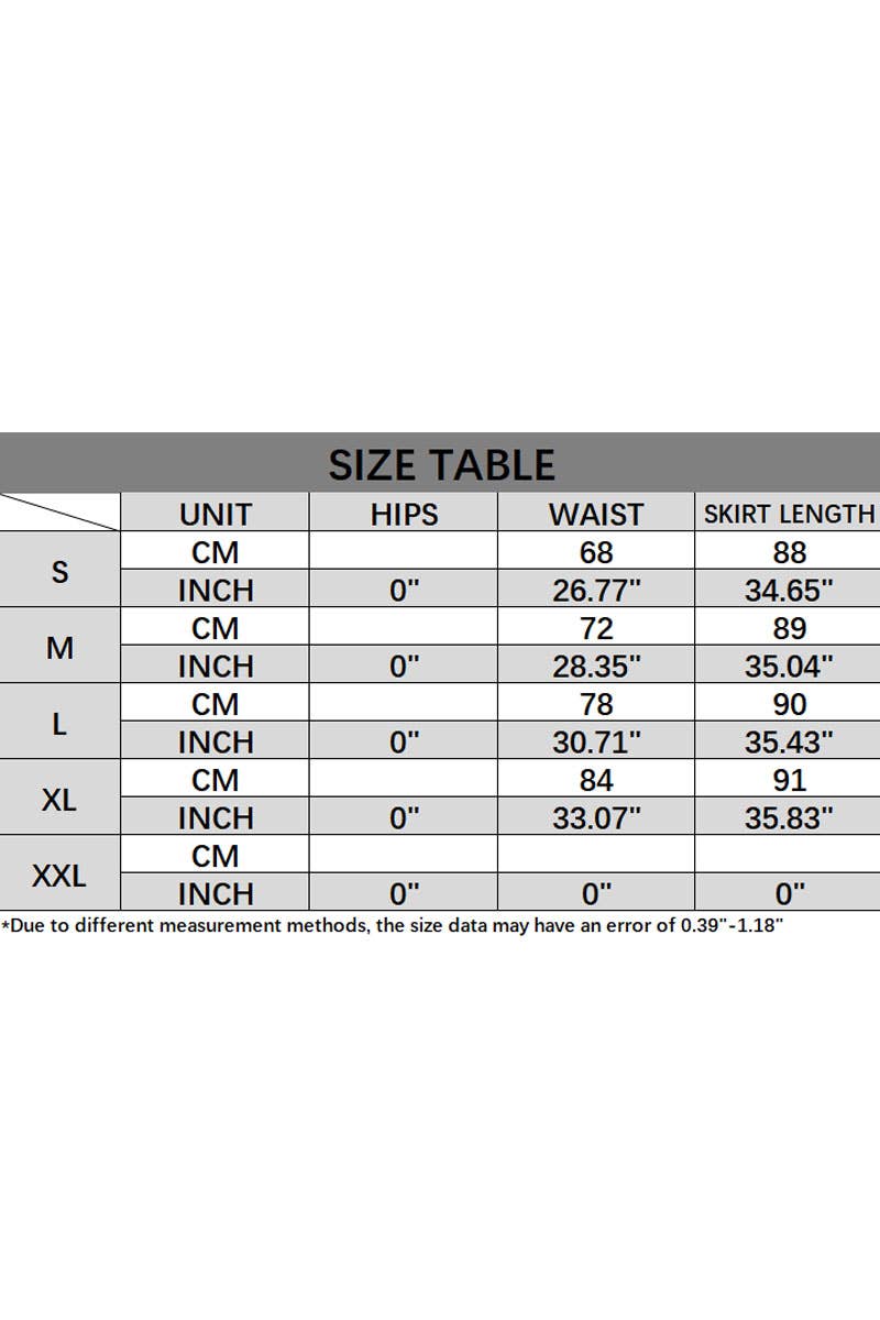 CWBMS0426_SPRING AND SUMMER RUFFLED IRREGULAR SKIRT