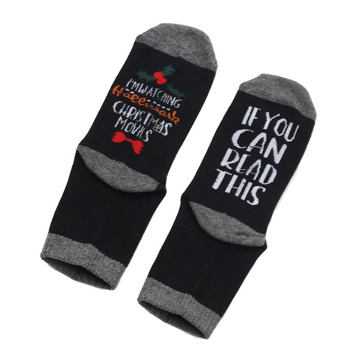CWMS02717_CHRISTMAS CASUAL CREW SOCKS UNISEX