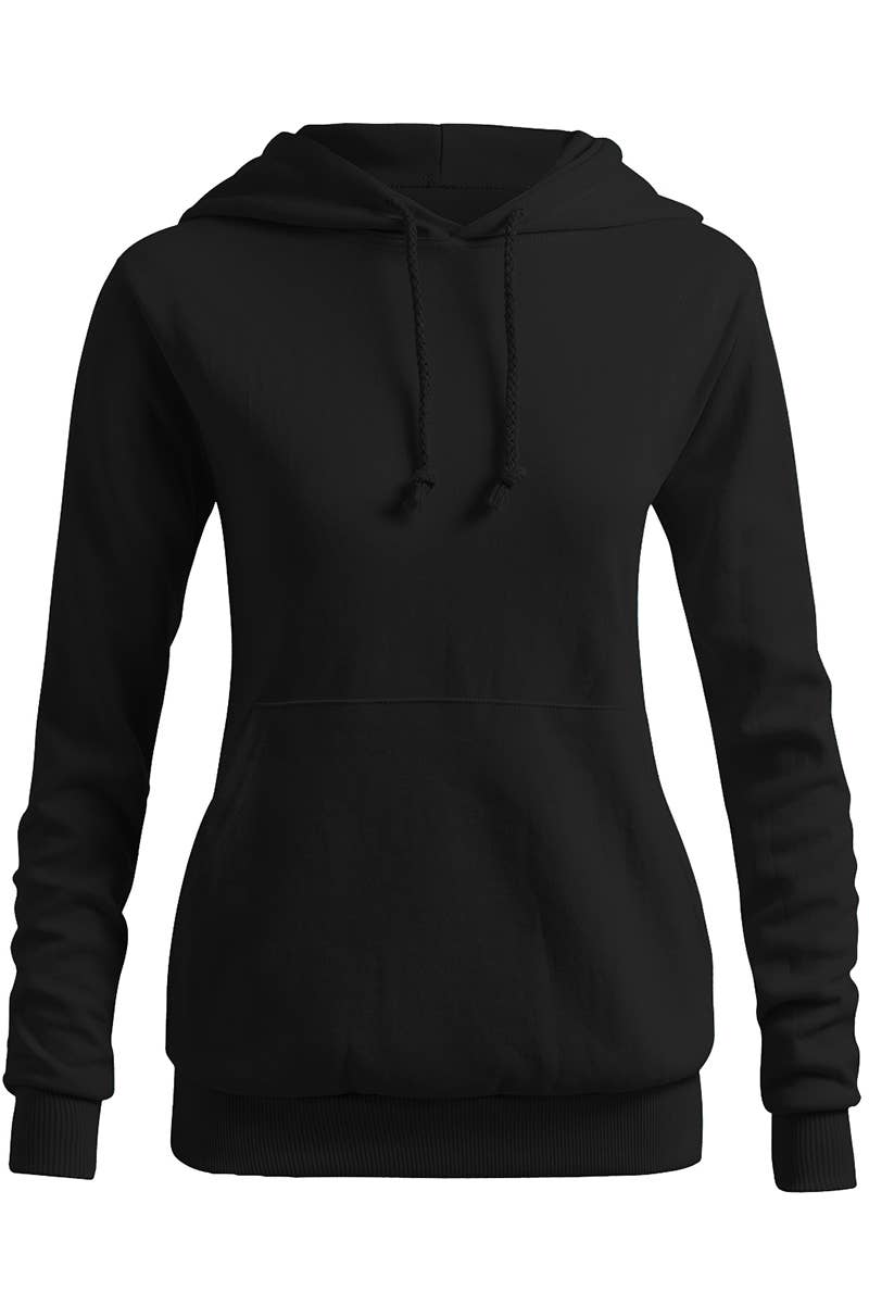 KWOHOL044_Basic Lightweight Pullover Hoodie