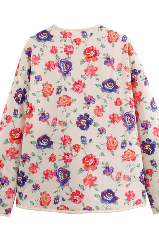 CWOCO0905_FASHION POCKET LONG SLEEVE PADDED JACKET