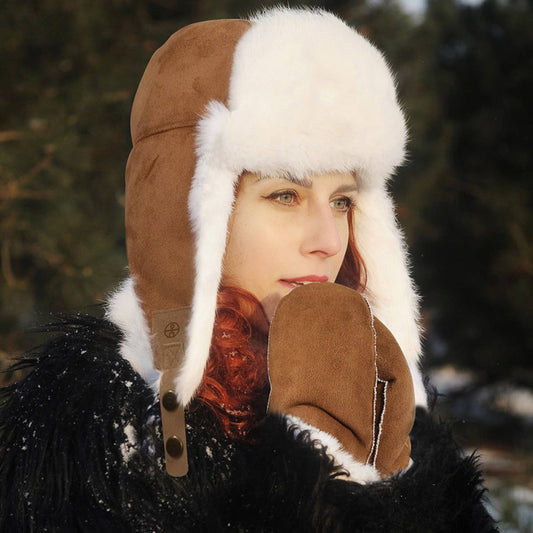 WINTER PLUSH WARM OUTDOOR COLD PROTECTION SUIT