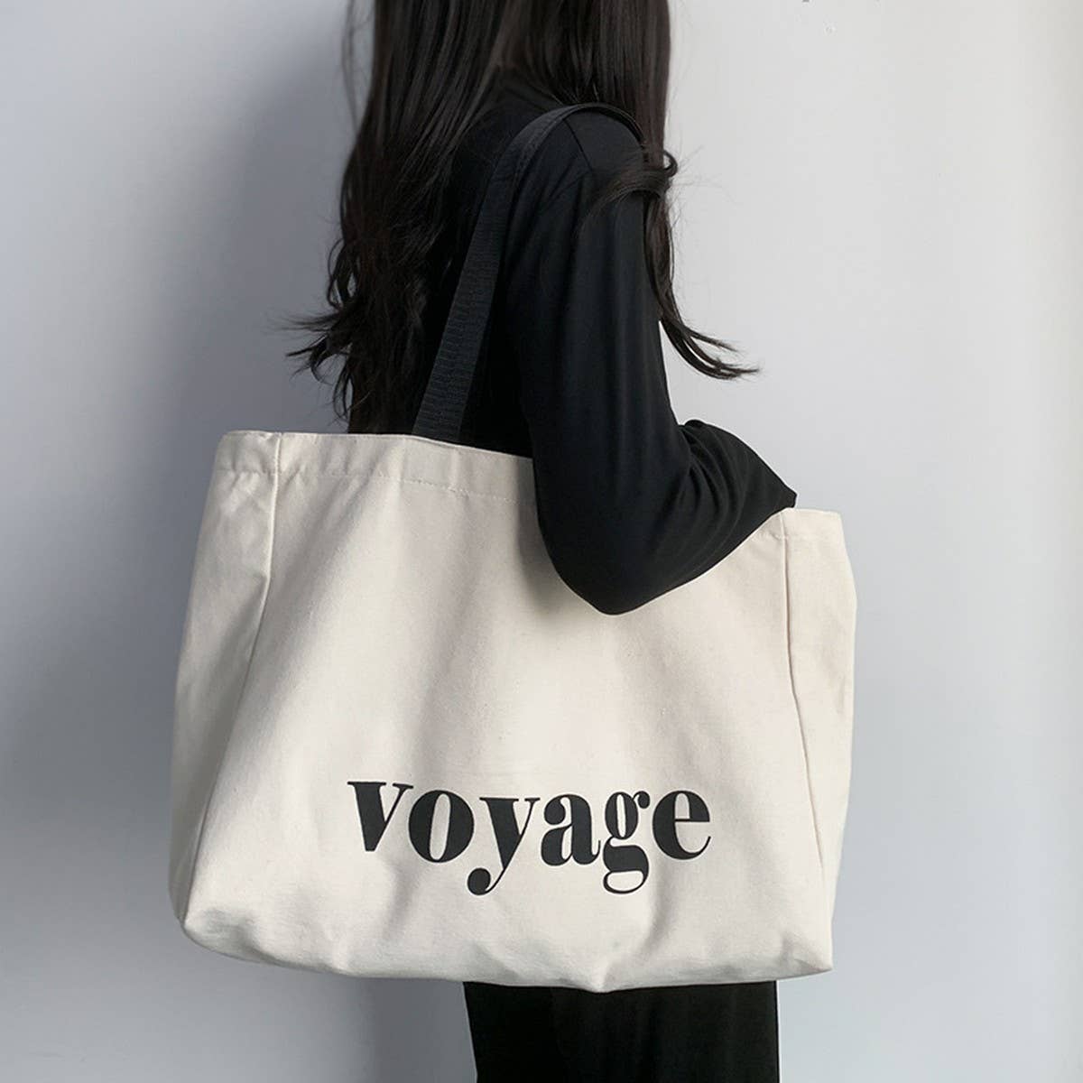LARGE CAPACITY YOGA SHOULDER CANVASBAG_CWAB2122