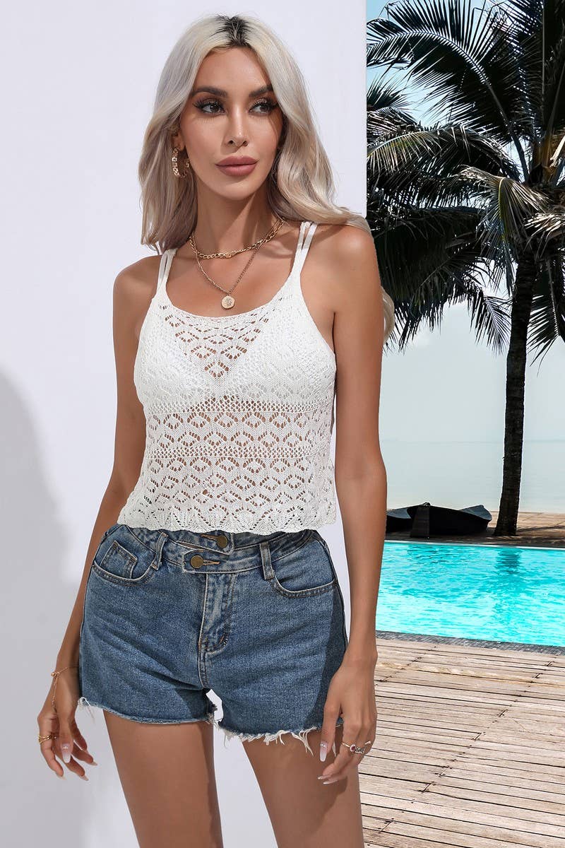 CWOSWSL0088_Sleeveless Crop Top Sweater