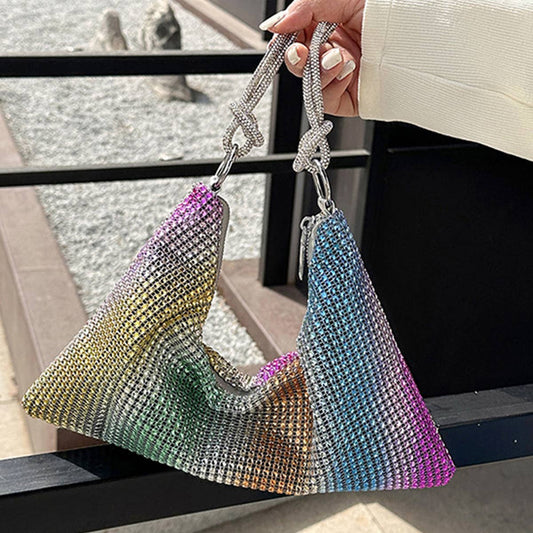 FASHION RHINESTONE RETRO SHOULDER BAG_CWAB0987
