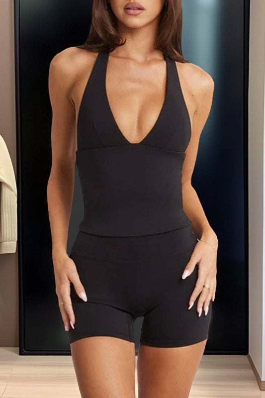 CWSTB00445_STRETCHY ACTIVEWEAR TEE & SHORTS SET