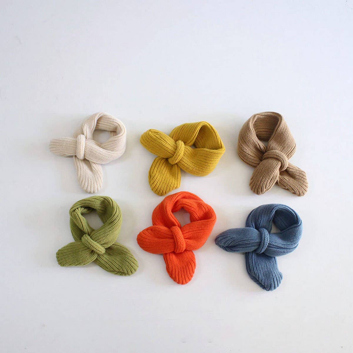 Candy Color Knit Scarf-Winter Neck Warmer for Kid_CWASC2097