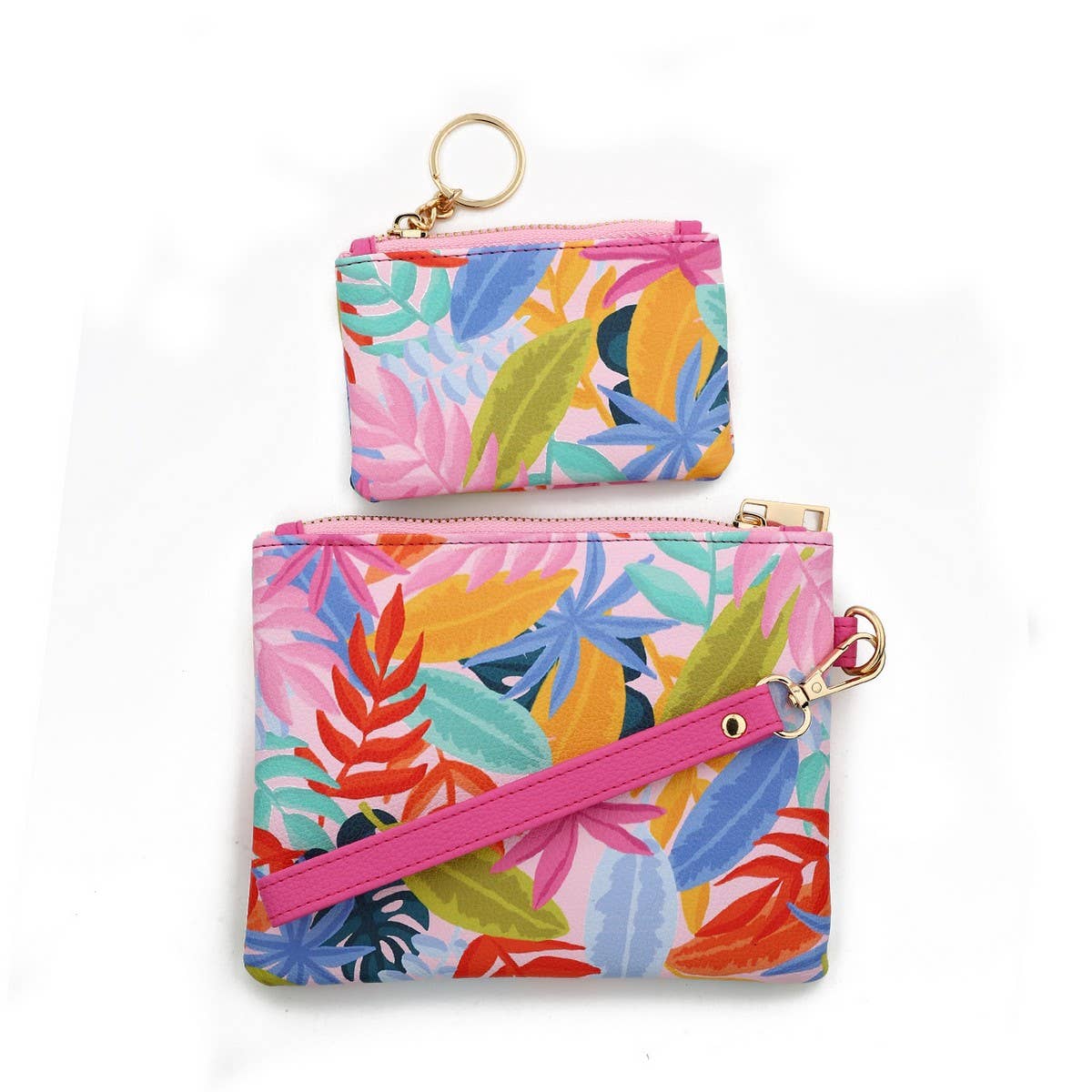 Women¡¯s Leather Coin Wallet with Bow and Wristlet_CUAB00436