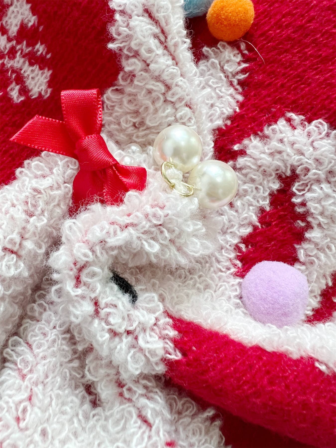 Christmas reindeer jacquard knitted sweater