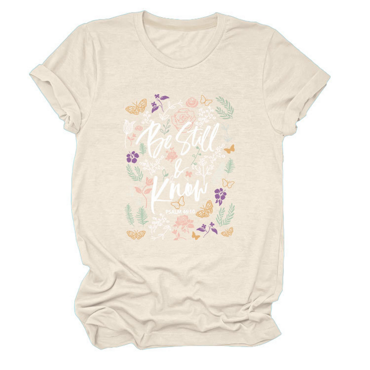 Women?™s Faith Tee, Be Still and Know_CWTTS1480