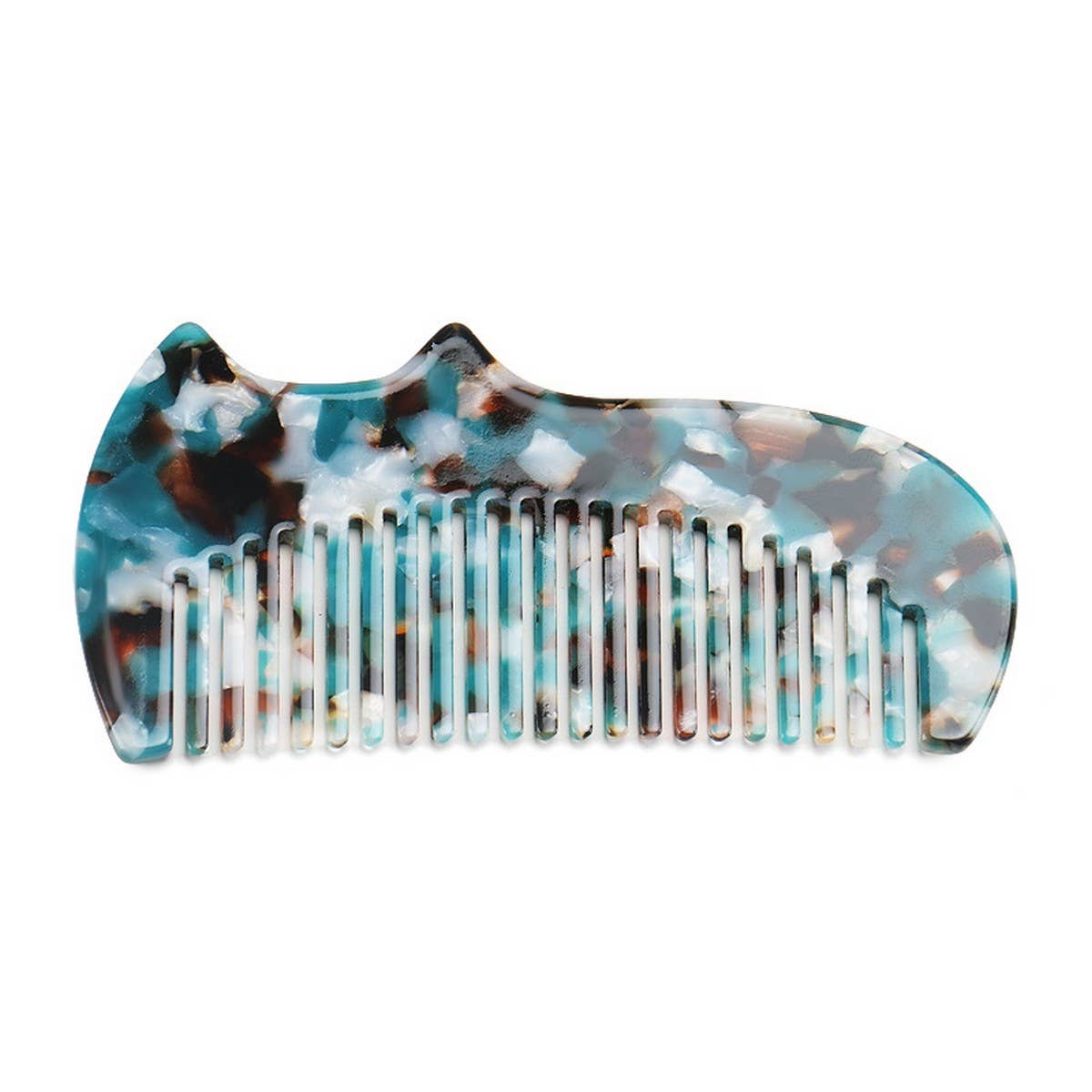 ACETATE SHEET 4MM GRADIENT TOOTHCOMB HORN HAIRCOMB_CWAHA4186