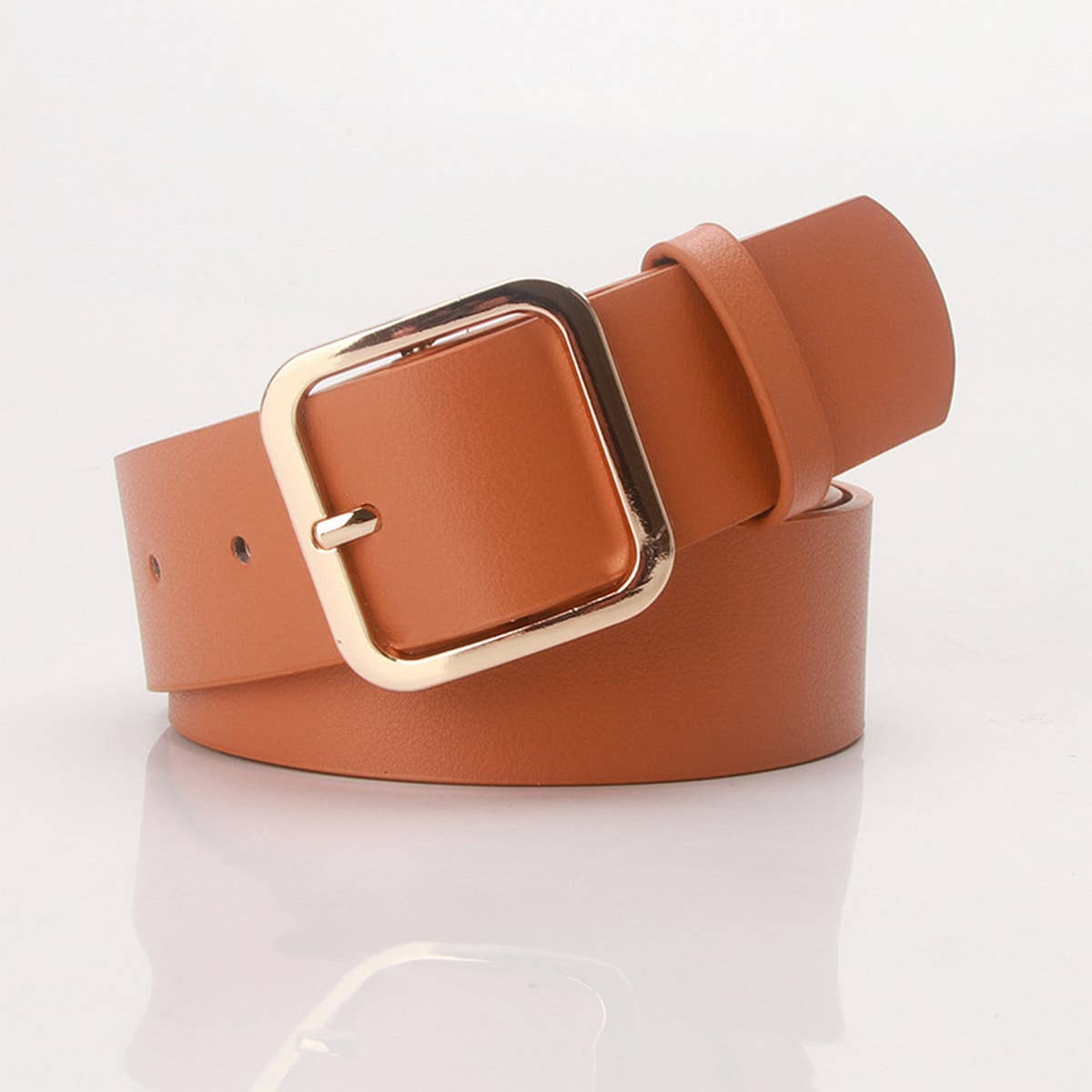 CWABE0925_CASUAL SQUARE BUCKLE BELT