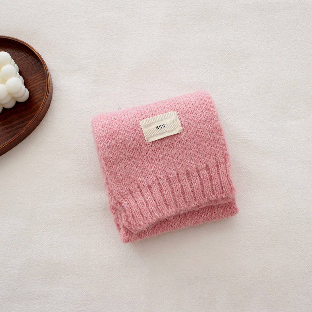 CHILDREN'S SIMPLE AND VERSATILE KNITTED SCARF