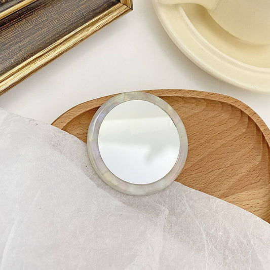 Simple Acetate Compact Mirror Travel Makeup Mirror