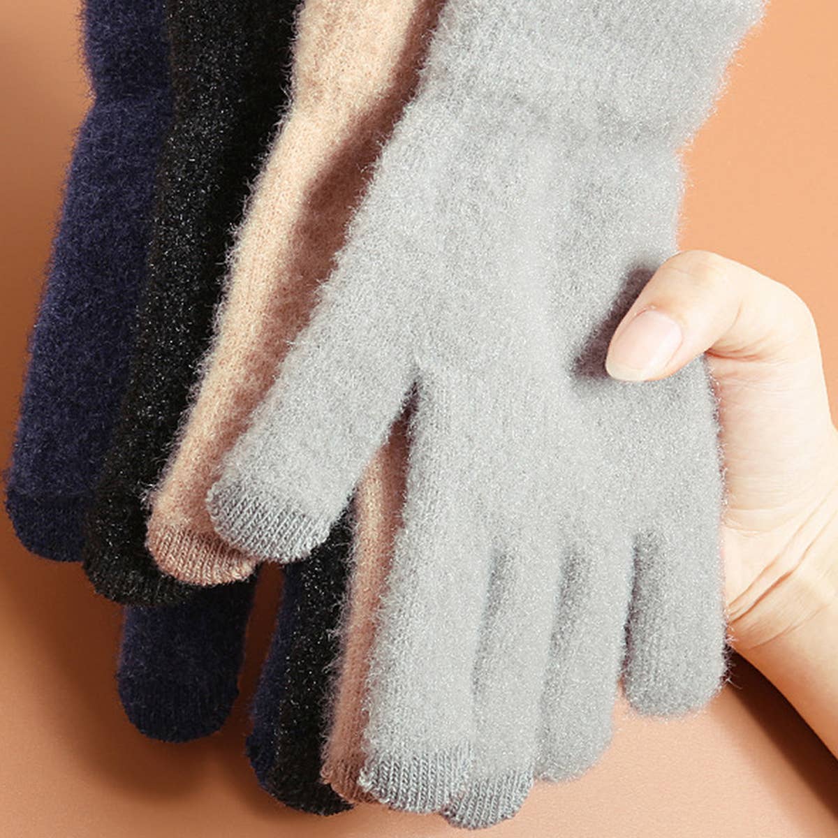 WOMEN WARM COLD-PROOF KNITTED GLOVES_CWAG0125