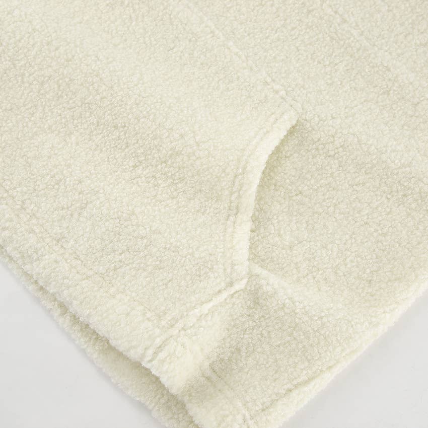 CWTBLL3113_LAMB WOOL ALL-IN-ONE POLO PULLOVER SWEATSHIRT