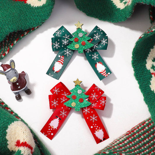 CHILDREN'S RIBBON BOW HAIRPIN