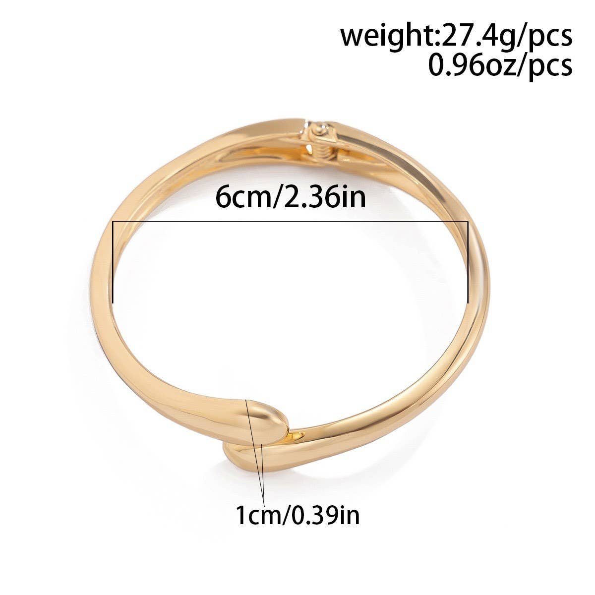 NEW DESIGN FASHION TREND METAL SMOOTH BRACELET