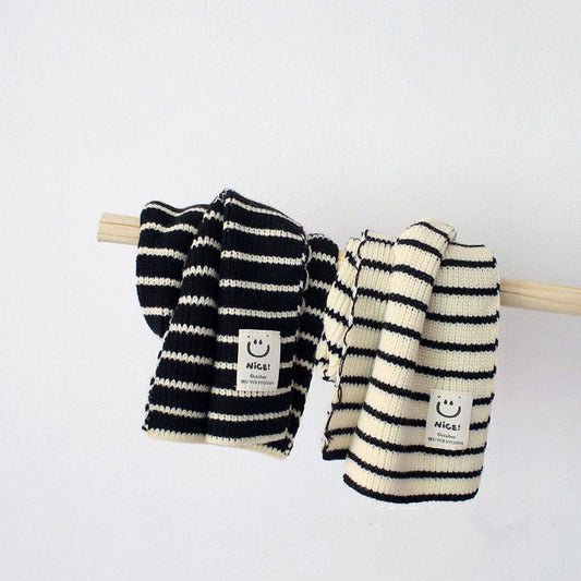 Kids' Knit Scarf with Smiley Tag ? Warm Winter