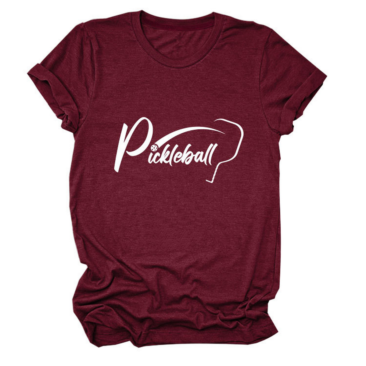 Women?™s Fashion Pickleball Tee ??Summer Plus Size_CWTTSL0492