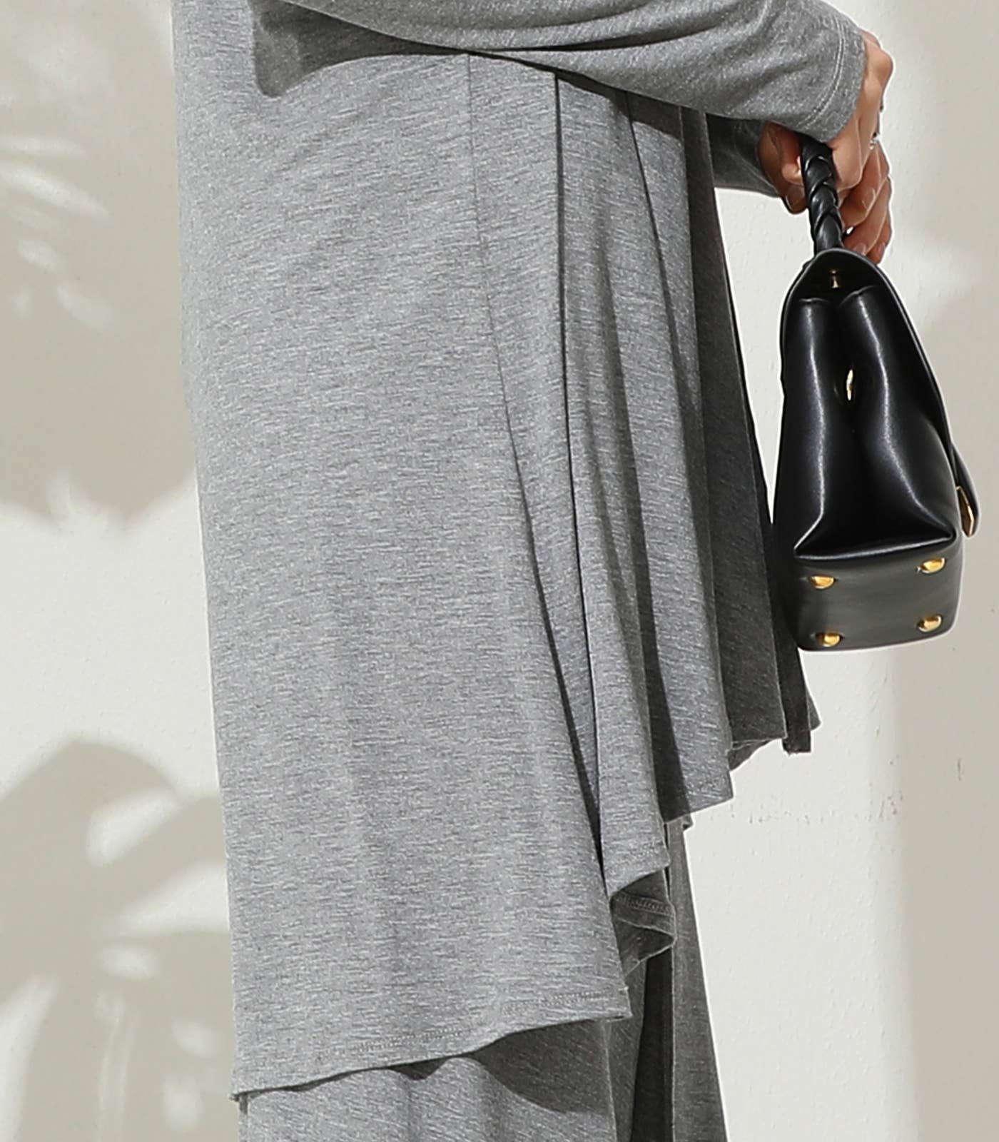 AWTL074_Long Sleeve Casual Open Front Long Cardigan