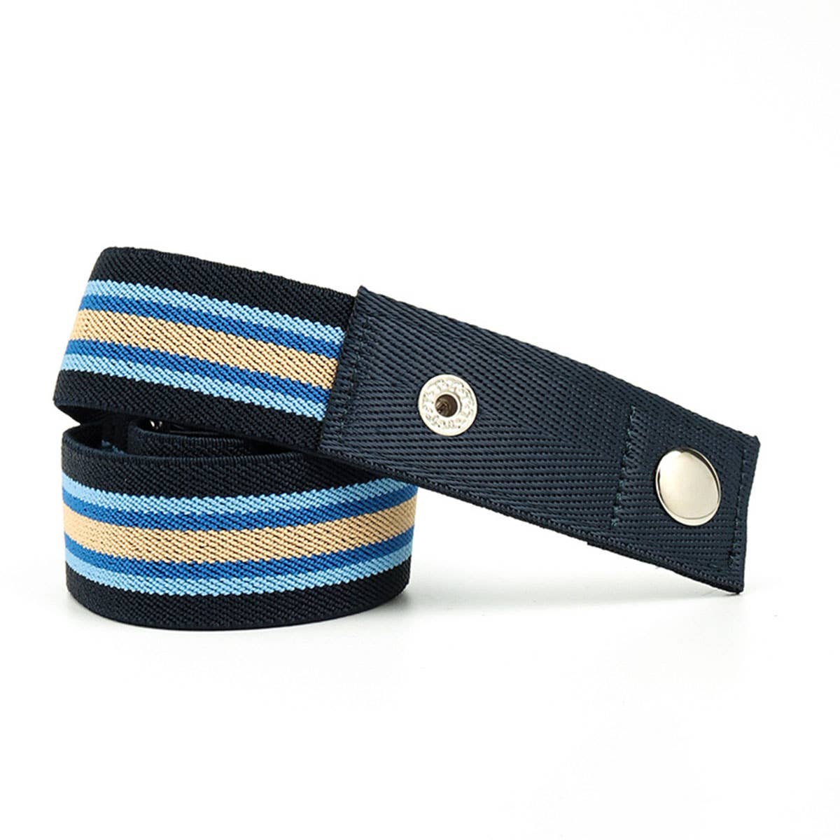 SEAMLESS WOVEN BUCKLELESS ELASTIC CANVAS BELT_CWABE0673