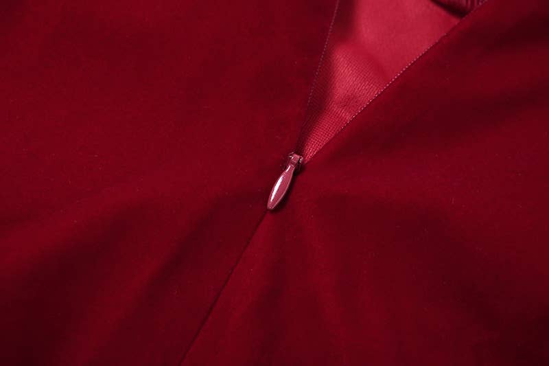 DEEP V LACE PATCHWORK CROP TOP SPLIT SKIRT SET