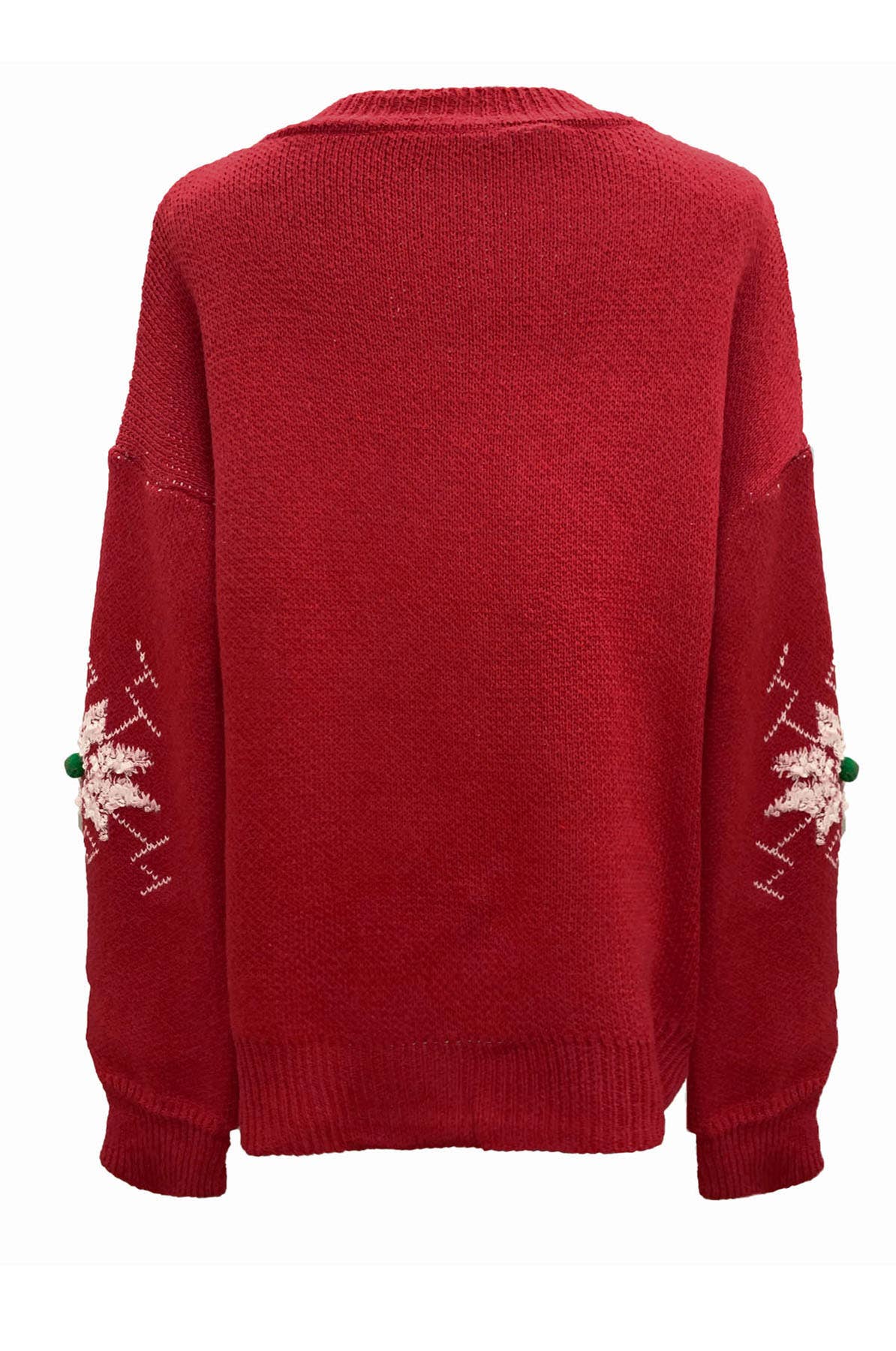 Christmas round-neck knitted pullover sweater