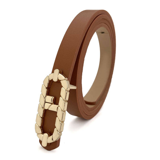 WOMEN SIMPLENICHE DESIGN THIN BELT_CWABE0179