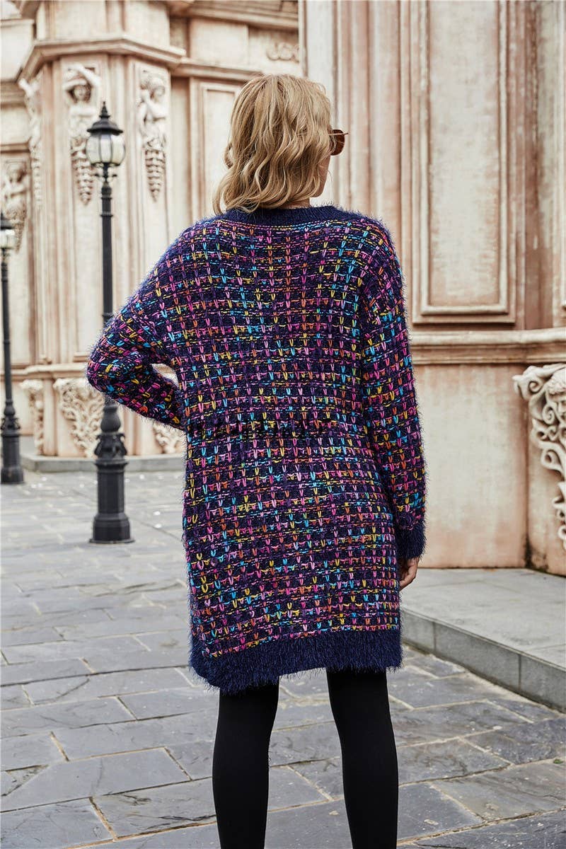 CWOCAL0926_MID-LENGTH COLORFUL KNITTED COAT
