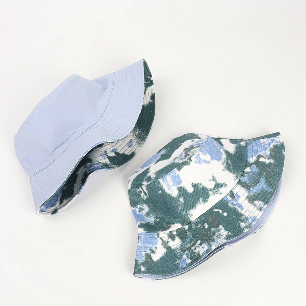 CWAH1517_TIE DYE REVERSIBLE SUNSCREEN BUCKET HAT