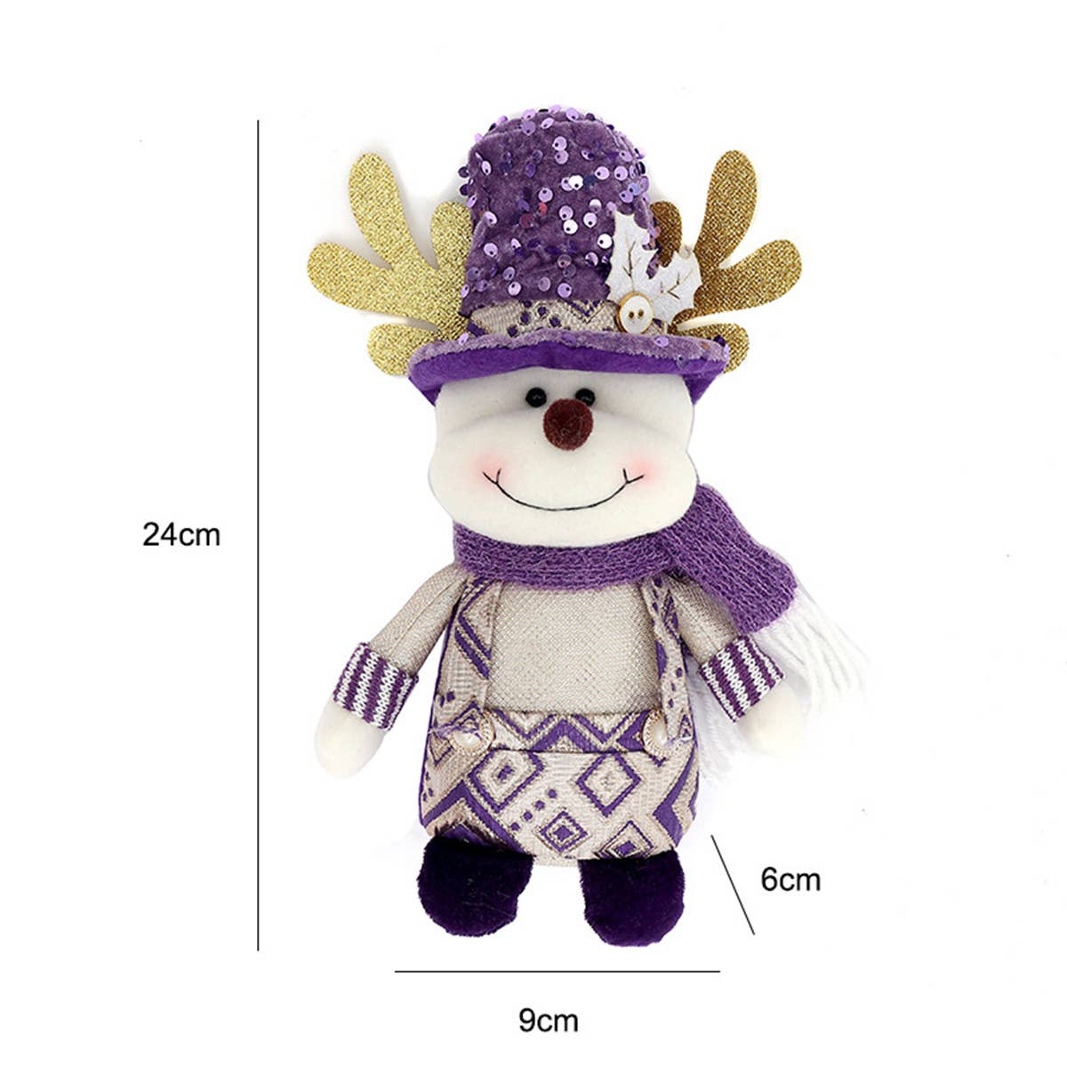 CWMM9417_CHRISTMAS SANTA CLAUS CREATIVE DOLL ORNAMENTS