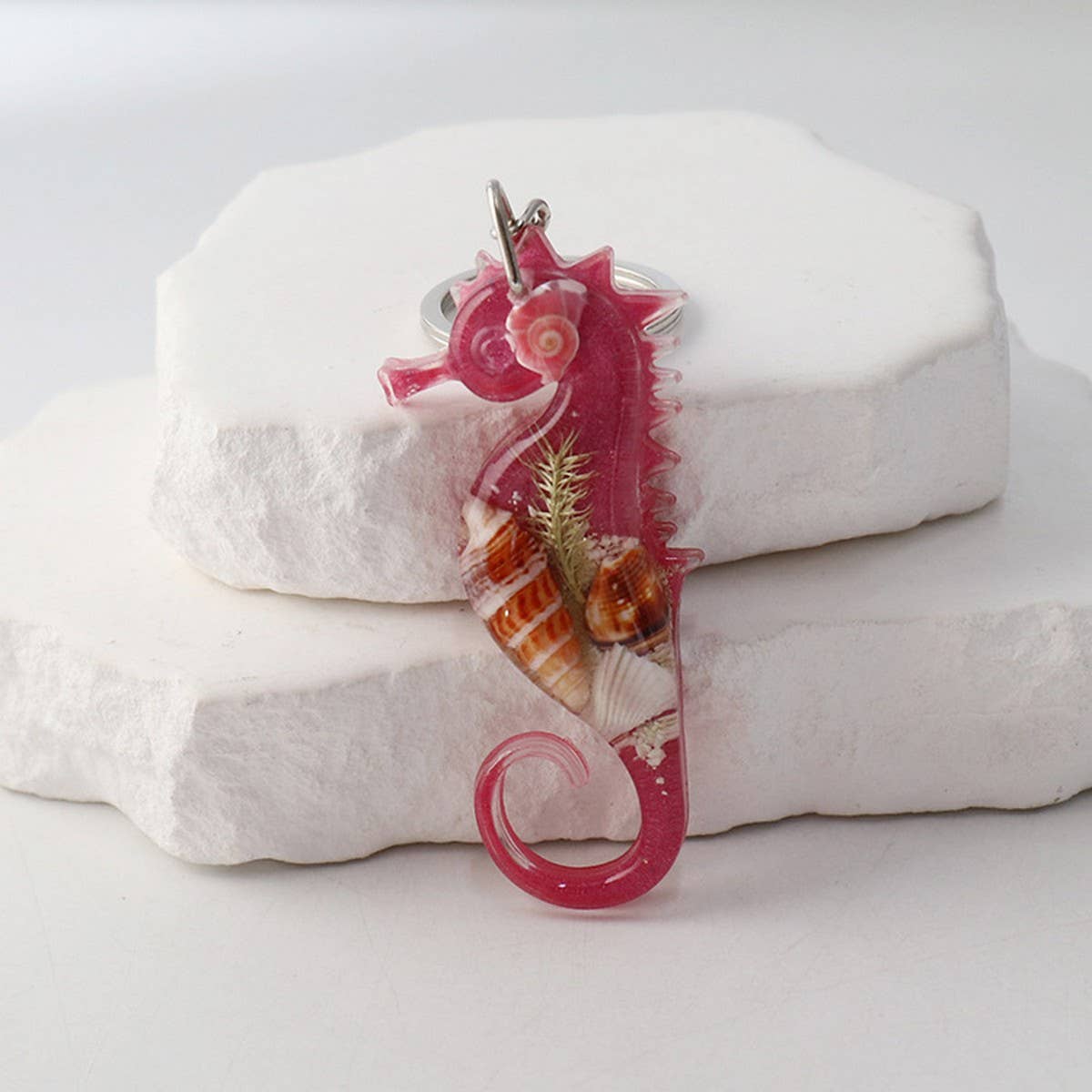 NEW CREATIVE SEAHORSE CAR KEYCHAIN PENDANT