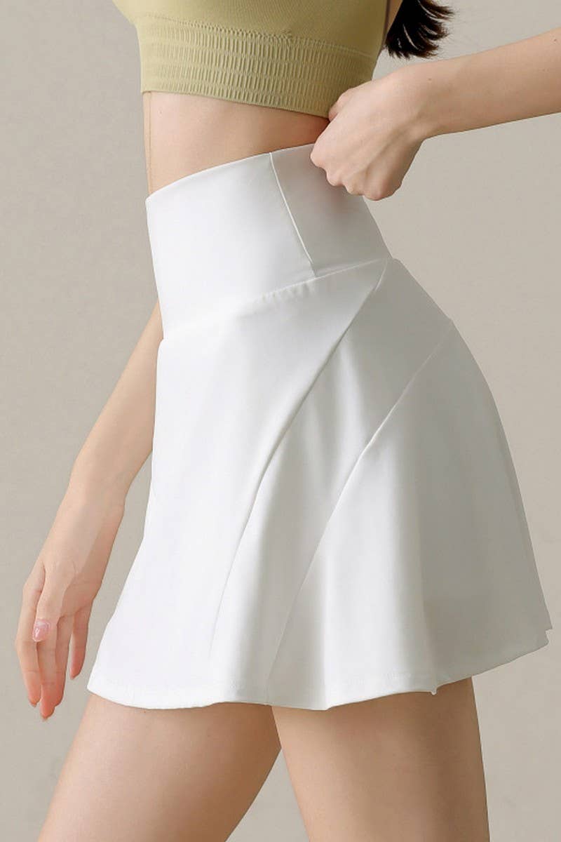 CWBSS0171_ANTI SLIP SPORTS YOGA  SHORT SKIRT