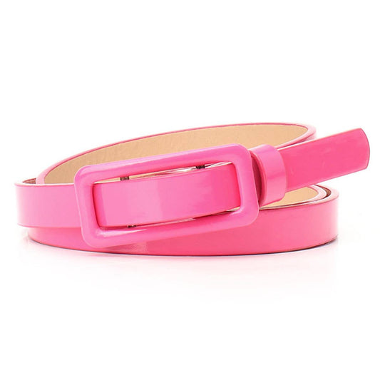 Candy-colored versatile jeans dress belt