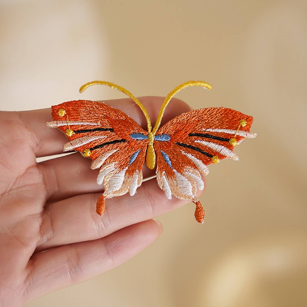 3D Butterfly Embroidered Patch for Stain Repair_CWMM5920
