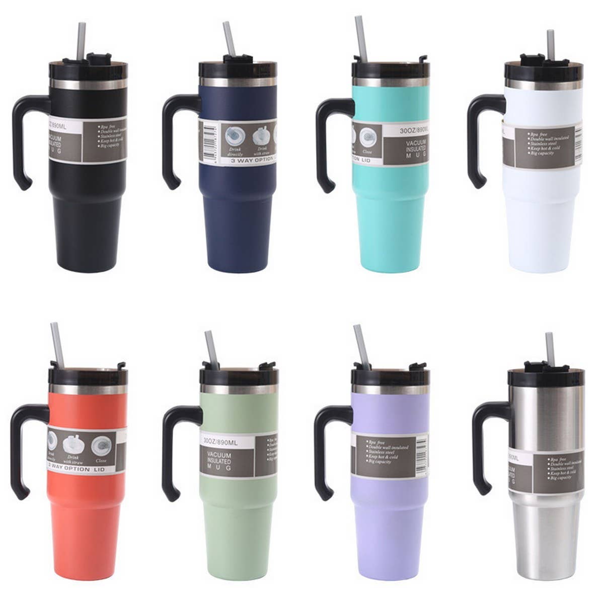 20oz/30oz Car Cup,Single & Double Handle,Insulated_CWMM7919