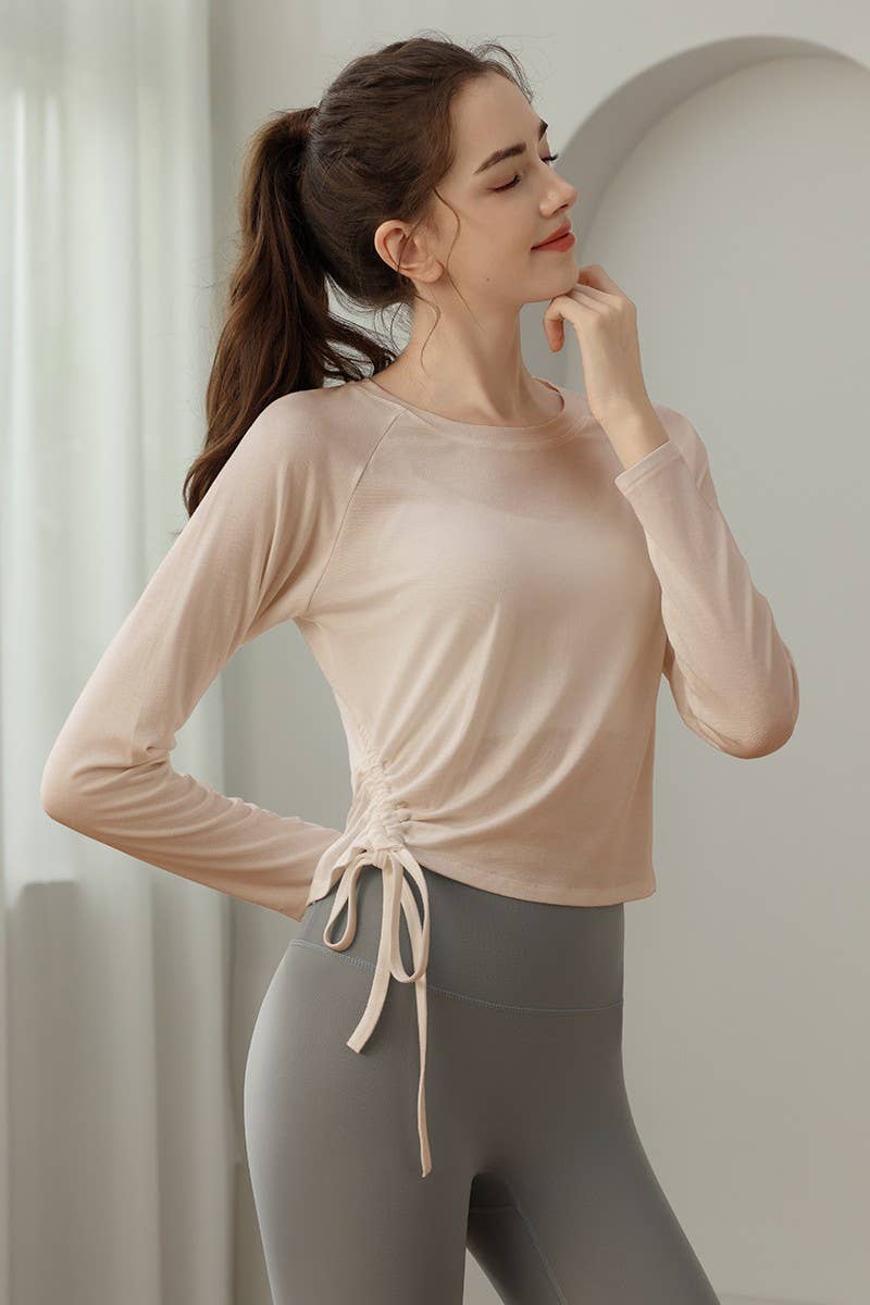 CWTBLL3631_NEW STYLE SPORTS SLIM YOGA TOPS