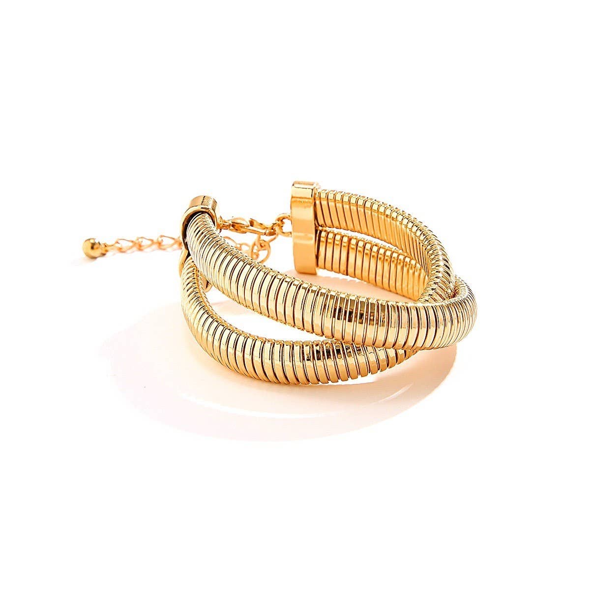 PERSONALIZED  METAL SIMPLE RING BRACELET FOR WOMEN_CWMM3092