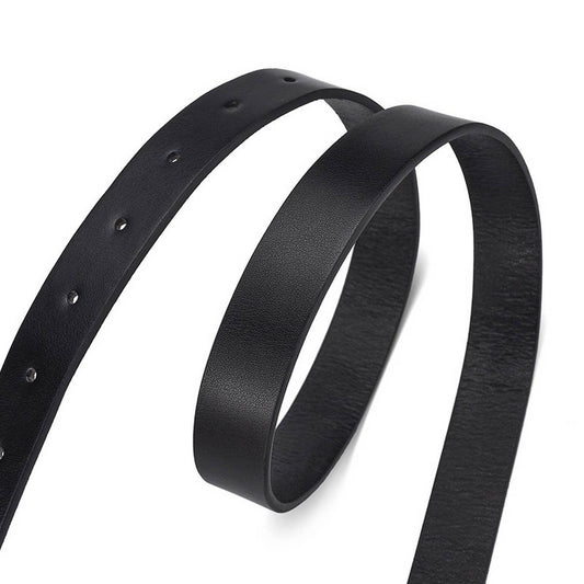 WOMEN SIMPLE SOLID COLOR PIN BUCKLE BELT_CWABE0358