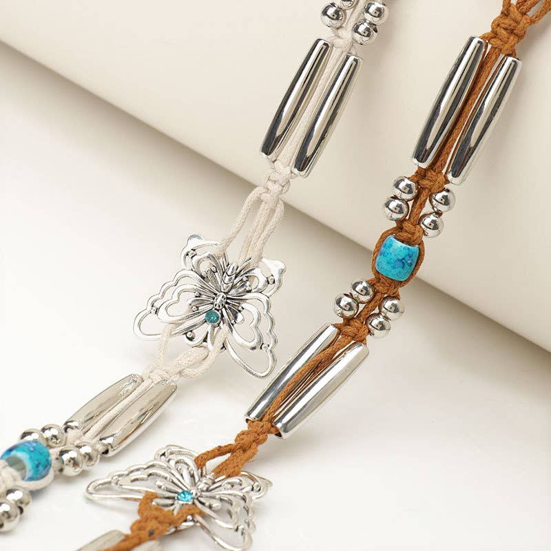 Bohemian ethnic ornaments with a waist chain